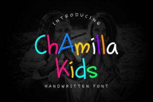 Chamilla Kids: A Playful Handwritten Font with Bold Personality