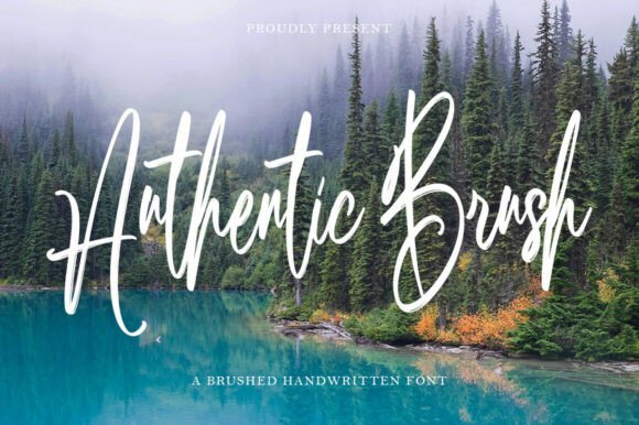 Discover the Beauty of Authentic Brush: A Handcrafted Typographic Solution