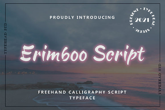 Erimboo: A Bold Handwritten Font for Dynamic Design