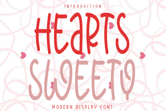 Hearts Sweety: A Font for Autumnal Elegance and Professional Design