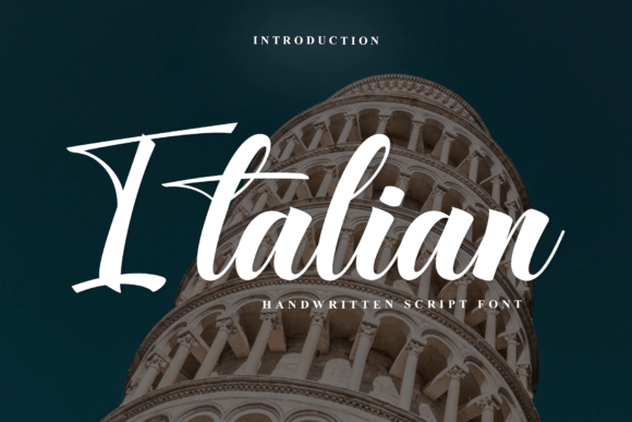 Italian: A Sophisticated Handwritten Font for Creative Projects