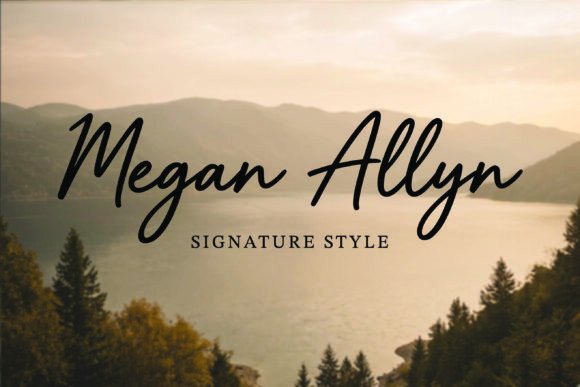 Megan Allyn: A Handwritten Signature Font with Timeless Appeal