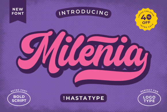 Milenia Font: A Retro Touch for Modern Design