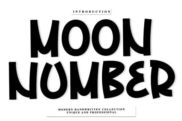 Moon Number Font: Timeless Elegance for Modern Design