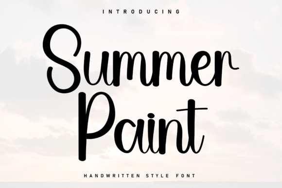 Summer Paint Font