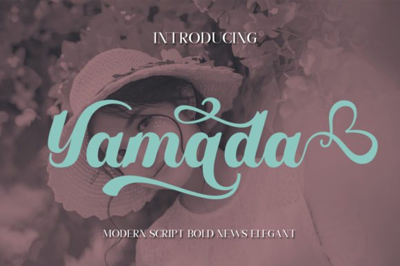 Yamada: A Handwritten Script Font with Personality